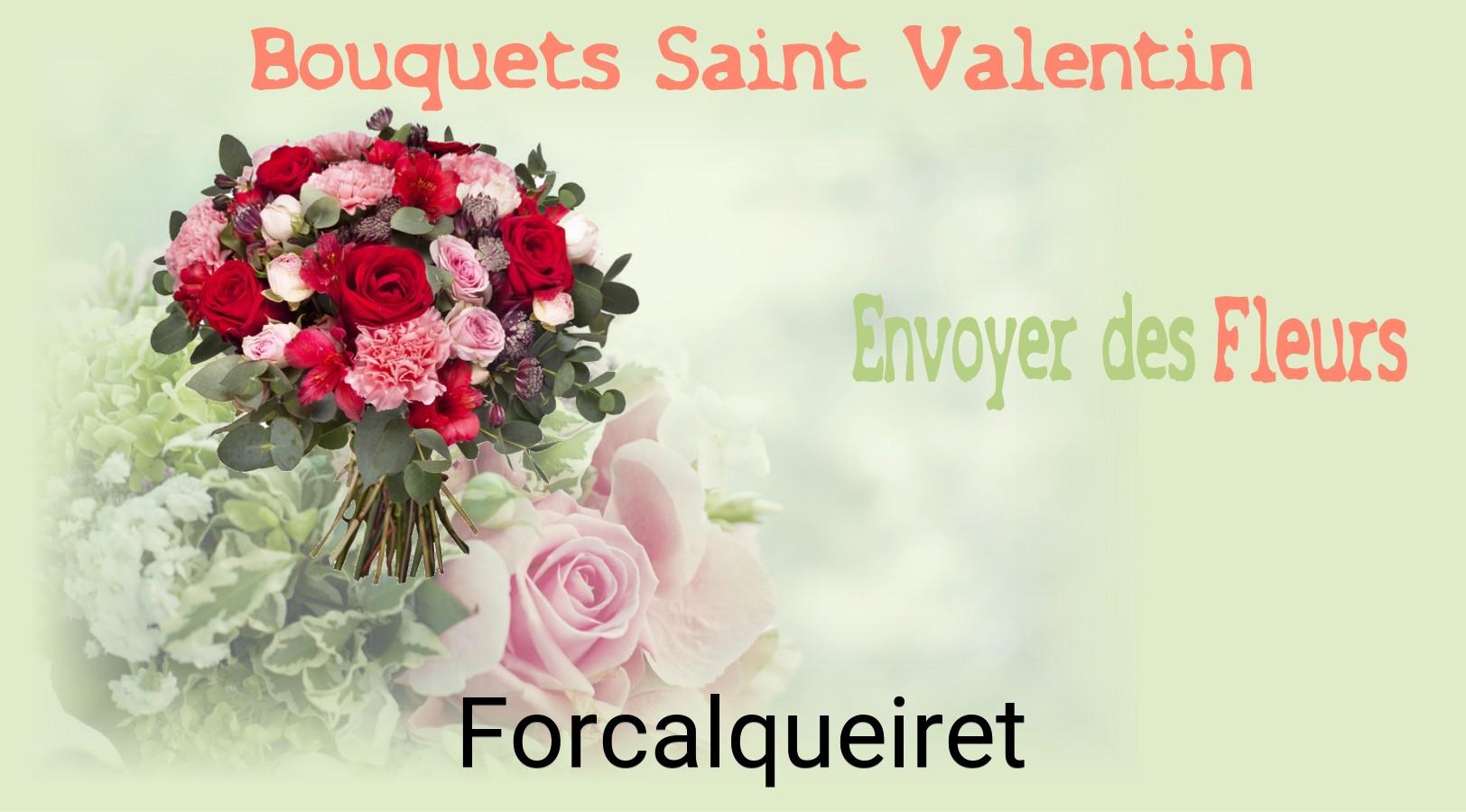 Roses de Saint-Valentin livrées à Forcalqueiret